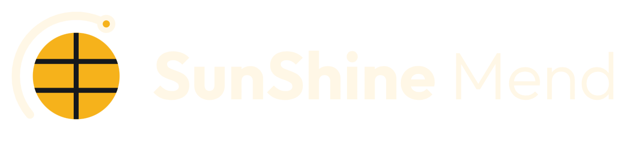 SunShine Mend logo light version
